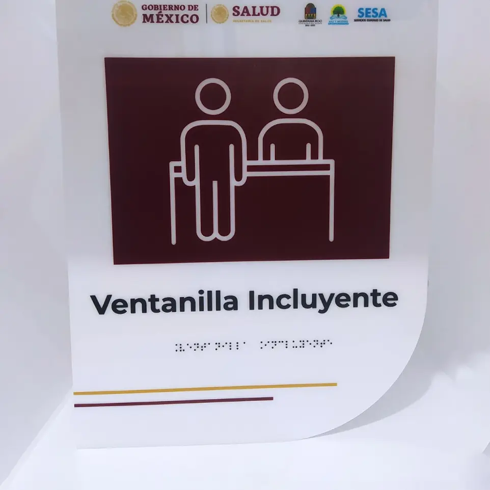 Letreros braille, señaletica braille, señalización braille