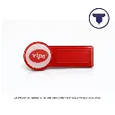 GAF-19 GAFETE REUTILIZABLE ACRÍLICO COLORES.