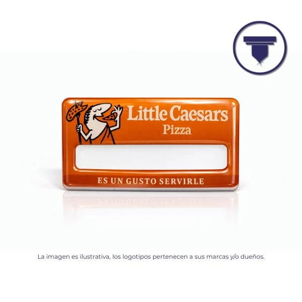 GAF-20 GAFETE REUTILIZABLE ACABADO DE RESINA.