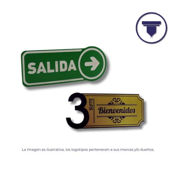 PL-30 PLACA DE PLÁSTICO ABC RÍGIDO.