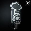 REC-13 Reconocimiento de Acrílico base circular luminosa