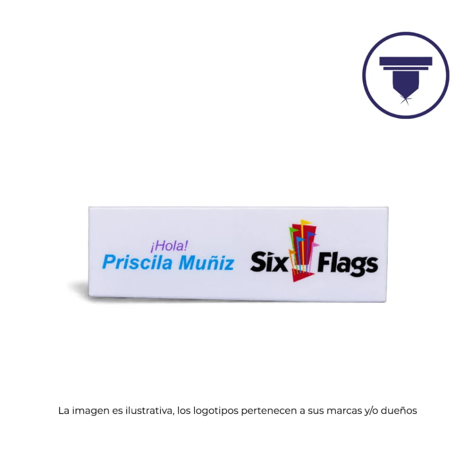 GAF-07 GAFETE IDENTIFICADOR PVC.