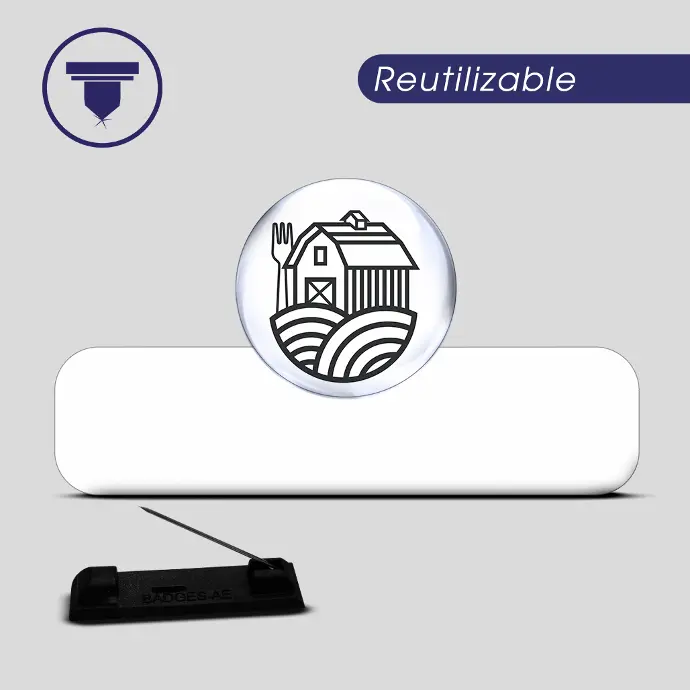 GAF-22 GAFETE REUTILIZABLE ACRÍLICO.