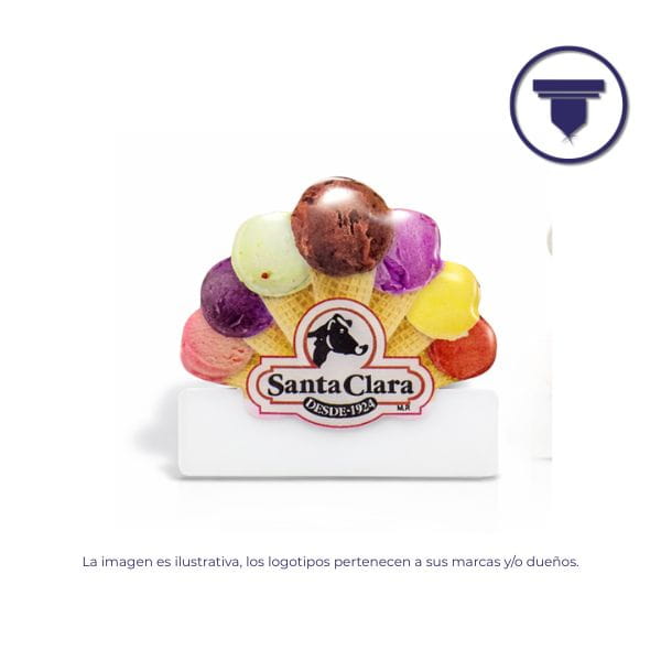 GAF-22 GAFETE REUTILIZABLE ACRÍLICO.