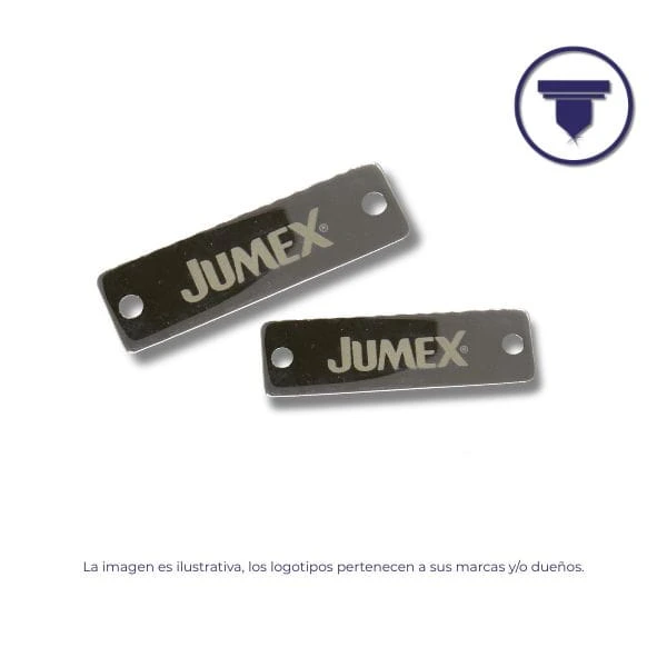 [PL-03-Láser-Colocada-Nombre] PL-03 PLACA NIQUELADA 5x1.5 CM (Grabado láser, Colocada, PL Personalizado-Nombre)