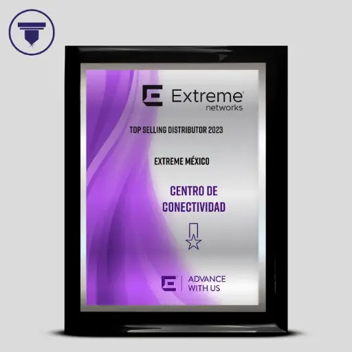 REC-03 Reconocimiento clásico impreso doble placa