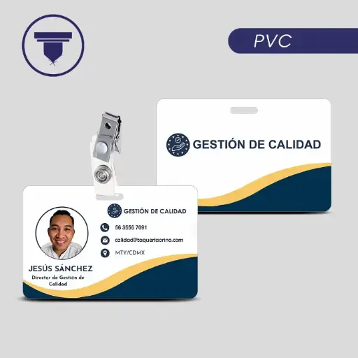 [GAF-32] GAF-32 Gafete de PVC 