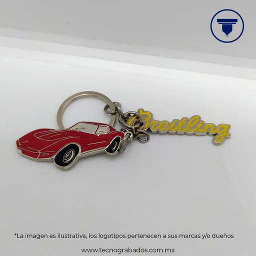 ZAM-002 Llavero zamak, fabricación a petición del cliente